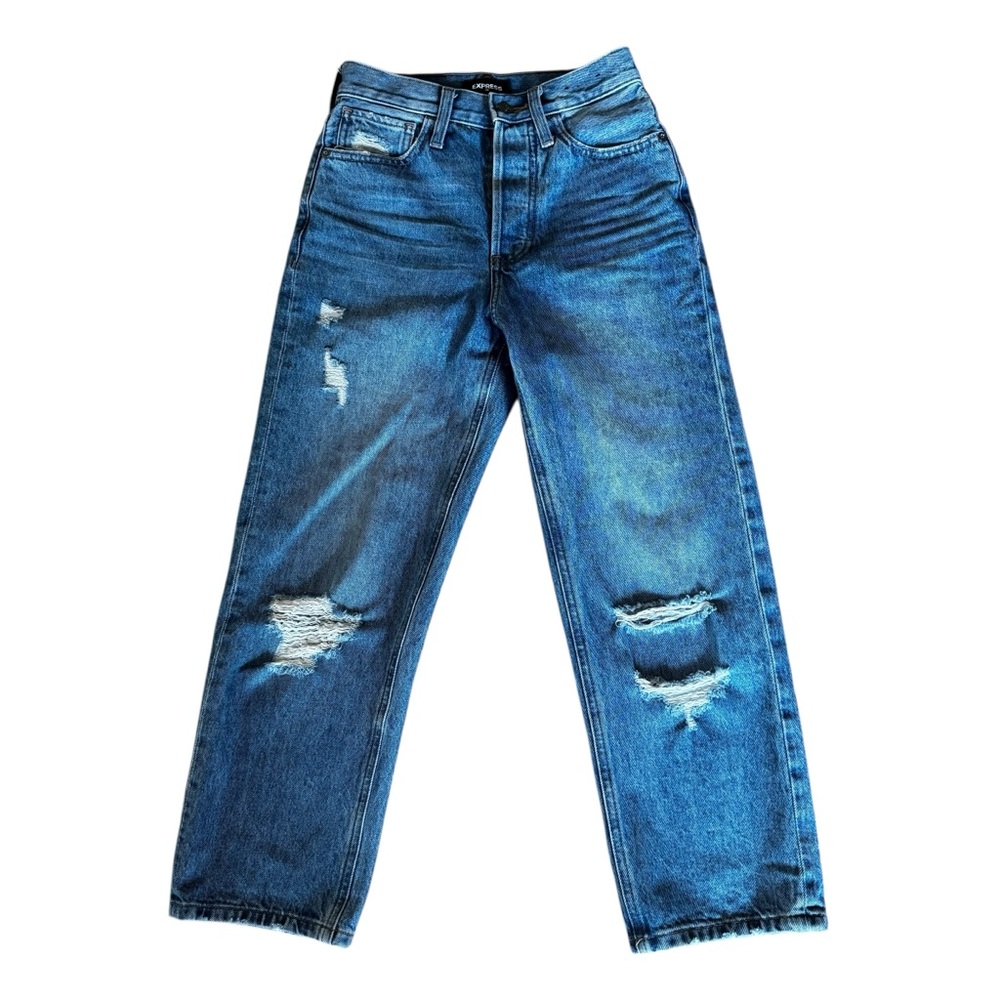 Express High Rise Dad Jeans